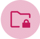file folder with lock