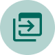 browser window arrow